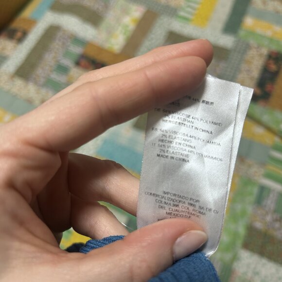 Sandro Blue Cap Sleeve Sweater - Picture 6 of 7